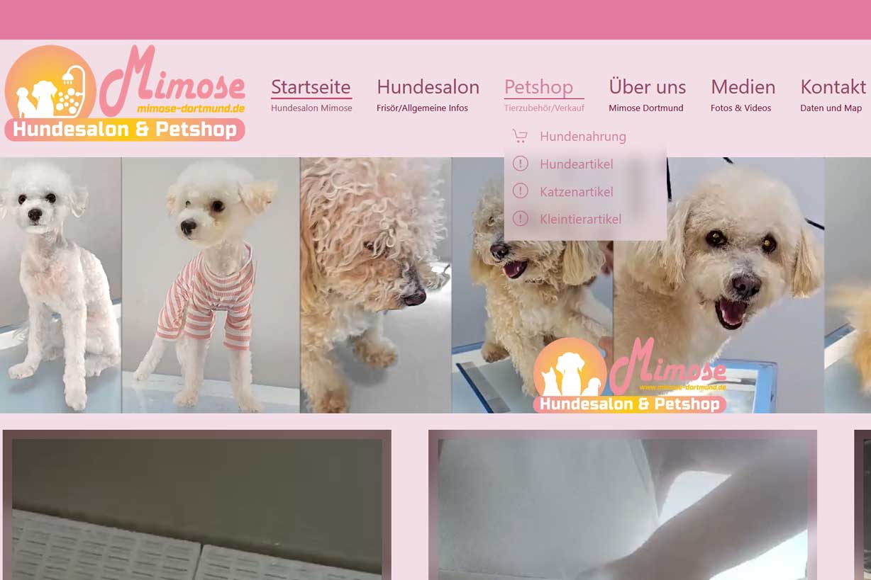 Hundesalon und Petshop Mimose