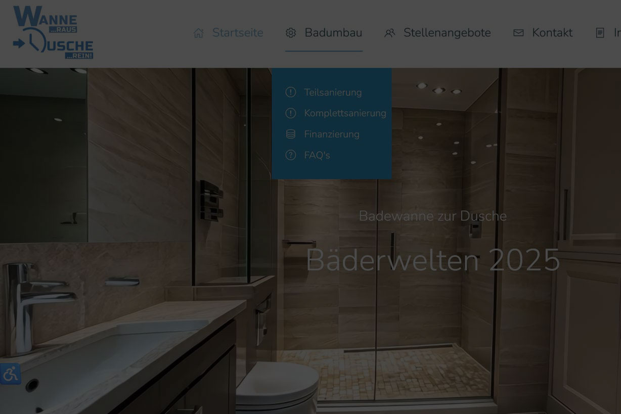 Wanne raus...Dusche rein