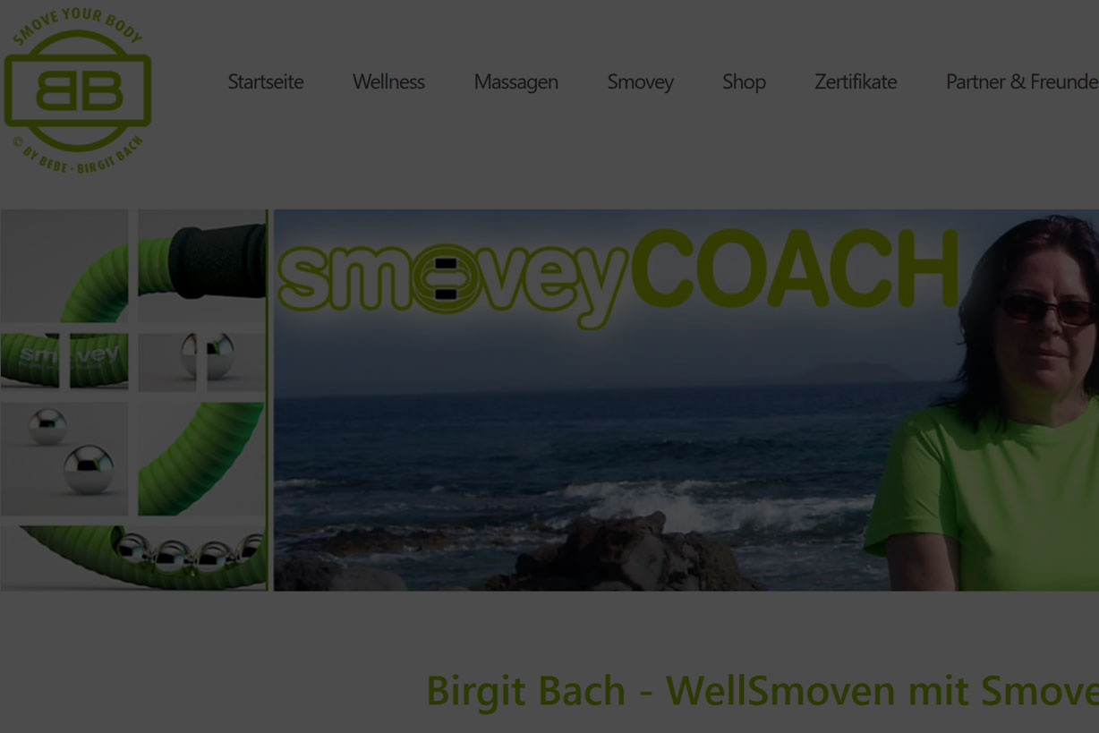 Birgit Bach - WellSmoven mit Smovey -